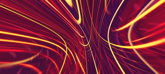 Wall Mural - abstract geometric modern technology background