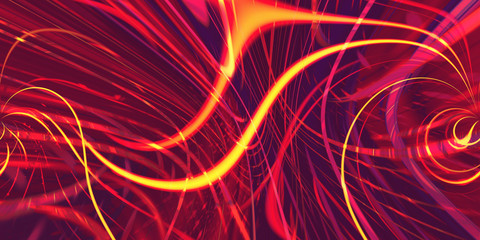 Wall Mural - abstract geometric modern technology background