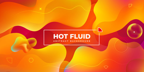 Wall Mural - Liquid color background design. Fluid gradient shapes composition. Futuristic design posters. Eps10 vector.