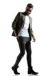 © Viorel Sima - Pensive fashion model holding his hand in his back pocket