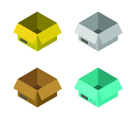 Sticker - isometric box