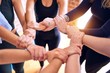© Krakenimages.com - Young beautiful sportwomen doing gesture with hands