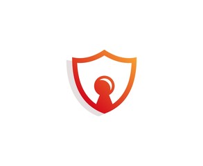 Wall Mural - Security logo