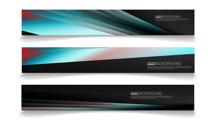 modern web banner background. abstract vector template design. light effect illustration