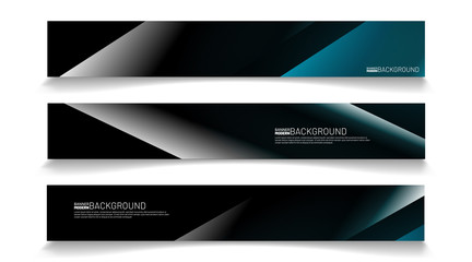 Wall Mural - modern web banner background. abstract vector template design. light effect illustration