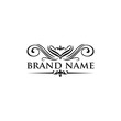 © prasetyo - Calligraphic elegant line art logo design. Business sign for Royalty, Boutique, Cafe, Hotel, Heraldic, Jewelry, Wine. Vector illustration