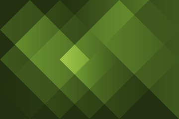 Wall Mural - abstract background overlap with concept basic shape diamond green color