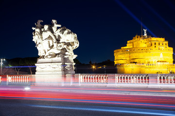 Wall Mural - The Mausoleum of Hadrian, usually known as Castel Sant'Angelo, Rome