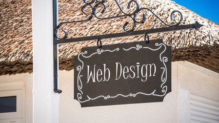 Street Sign to Web Design