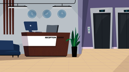 Wall Mural - Reception desk - Background