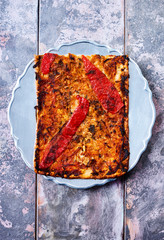 Sticker - coca de recapte, typical catalan savory cake