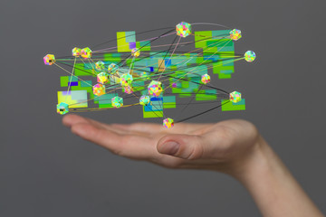 using cloud technology to send and receive files.
