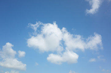 Wall Mural - clouds on blue sky