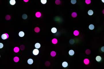 illuminated bokeh background