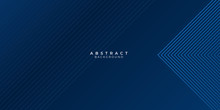 Blue Background With Abstract Wave Spiral Modern Element For Banner, Presentation Design And Flyer