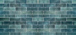 Blue ceramic tile background. Old vintage ceramic tiles in blue to decorate the kitchen or bathroom