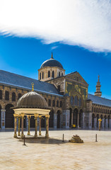 Wall Mural - Exterior of Omayad mosque in ancient City of Damascus (Syrian Arab Republic)