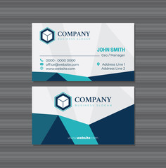 Wall Mural - Poligon Triangle Corporate Business Card