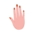 © Grgroup - Isolated female hand vector design