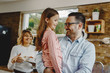 © Drazen - Happy father and daughter having fun in the kitchen.