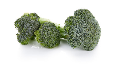 Wall Mural - Broccoli Isolated on White Background