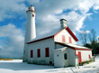 Sturgeon Point Lighthouse in Michigan