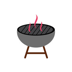 Sticker - oven bbq accessory isolated icon