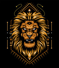 Vector Color Lion Illustration - The Lion Logo