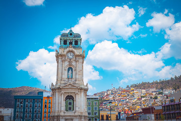 Colorful Town in Pachuca de Soto, Mexico