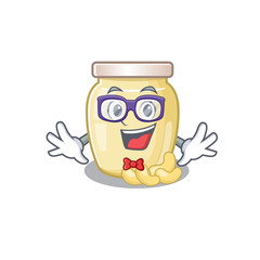 Poster - A cartoon concept of Geek cashew butter design