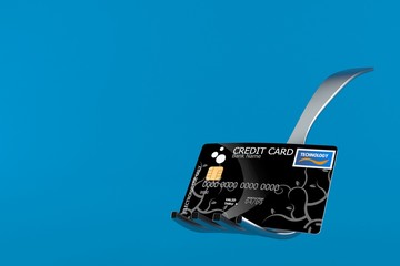 Sticker - Fork with credit card