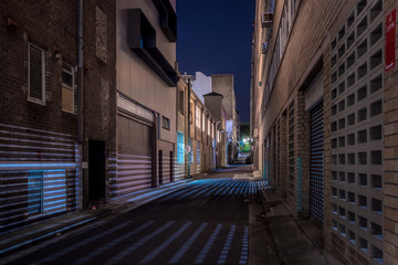 Poster - street at night