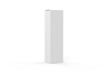 © devrawat21 - Tall white paper box mock up template on isolated white background, 3d illustration