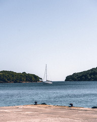 sailing boat in sea