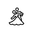 © Ryan - ballroom dance icon outline vector