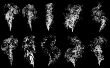 A large amount of smoke is taken  with many options available in various graphic