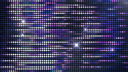 Glitter Spangle line curtain 3D illustration background.