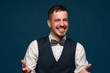 © pavel_shishkin - Portrait of a joyful young man in formal clothes