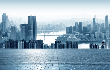 Wall Mural - Chongqing cityscape and skyscrapers