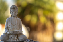 Buddha Statue In Calm Rest Pose 