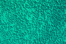 New Green Cement Wall. Beautiful Concrete Stucco. Painted Cement. Background Texture Wall