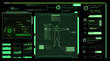 © sergray(noAIelemens) - Design of medical scanning. Hud. Interface elements. Modern medical examination HUD style. Health future design on hi tech background. Modern medical examination HUD style.