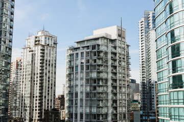 Wall Mural - Vancouver cityscape and modern architecture