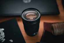 Canon Lenses 24-105mm Review On Table With Objects