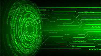 green eye cyber circuit future technology concept background