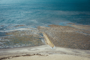 waves on beach