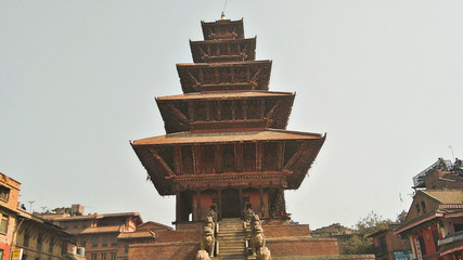 The Nyatapola Temple is a five-storey roofed temple