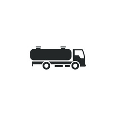 Leinwandbilder - truck icon template color editable. truck transportation symbol vector sign isolated on white background illustration for graphic and web design.