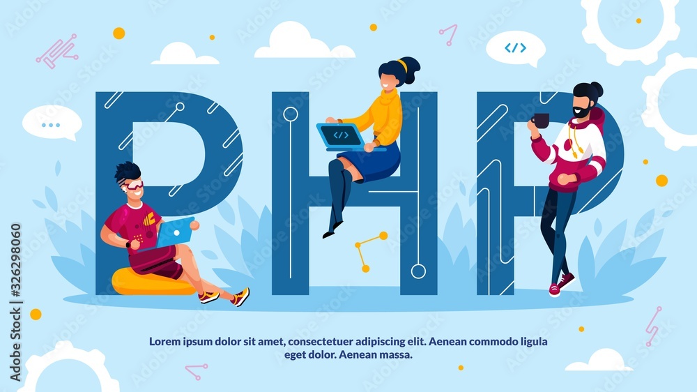 PHP Programming Language and Software Development Advertisement ...