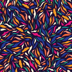 Wall Mural - Abstract colorful vector seamless pattern